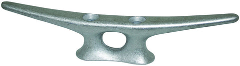 Boat Cleat Solid Base Plain Cast Aluminium Alloy 100mm