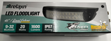 LED Flood Light Dual Colour White/Red with Anti-bug light Mako Series Relaxn Black