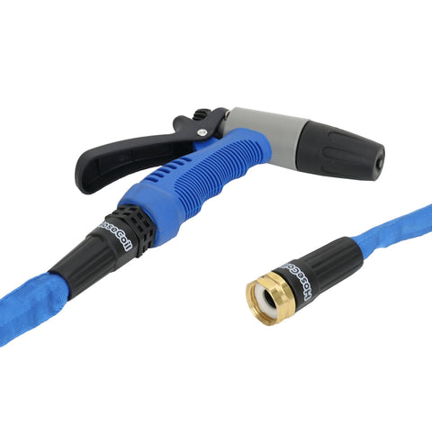 Deck Wash Flexible Hose Kit 22.5 Metres Rubber Tip Nozzle Included HoseCoil