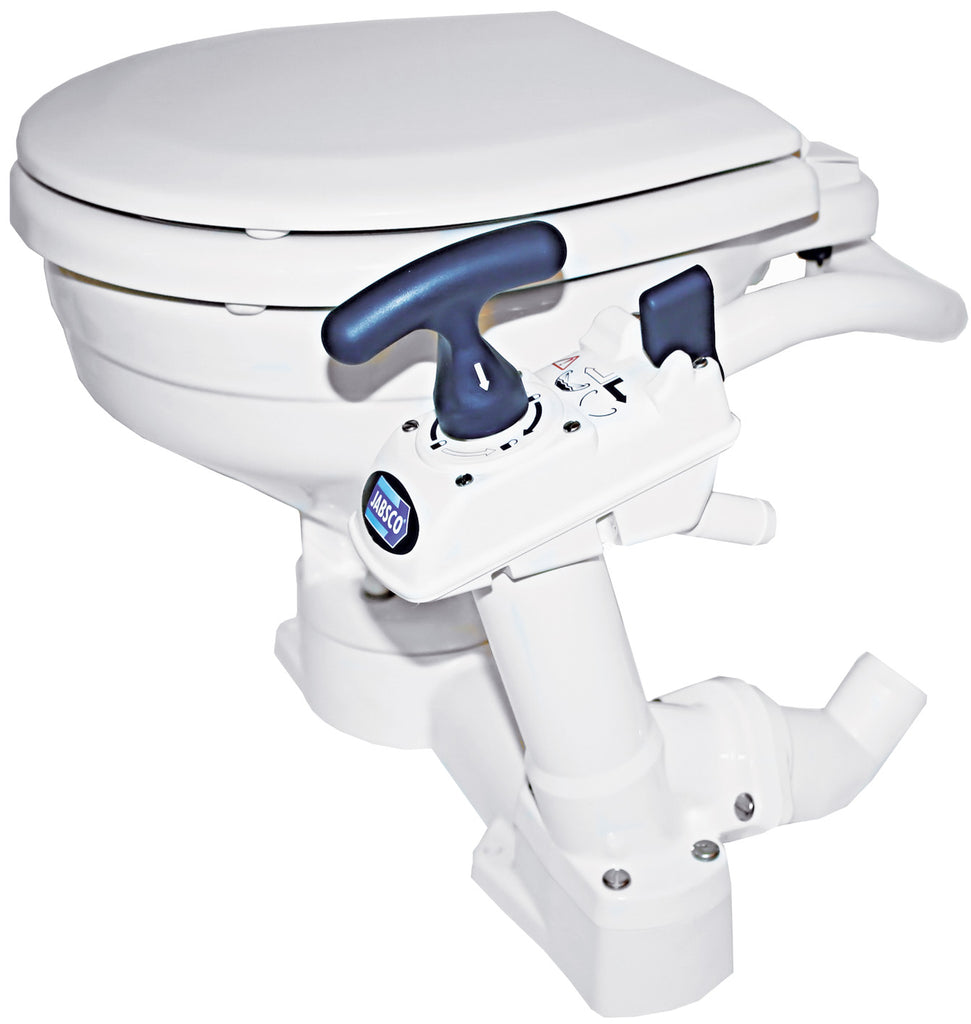 Jabsco 3000 Twist-n-Lock Manual Marine Toilet Standard Compact China Bowl