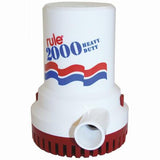 Rule 2000 Bilge Pump For Boats 12 Volt Fully Submersible Heavy Duty