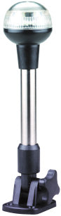 LED Anchor Light 360 Deg - Folding 265mm Stainless Steel Tube 12 Volt