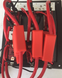 Boat Caravan Switch Panel 12 Volt LED 6 Gang Dark Grey Waterproof Red LED Lights