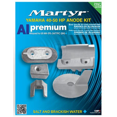 Yamaha Alloy Anode Kit 40 - 50 Horse Power Outboard Martyr Aluminium Salt Water New