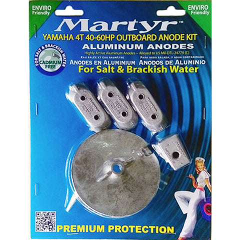 Yamaha Alloy Anode Kit 4T 40-60 Horse Power Outboard Martyr Aluminium Salt Water New