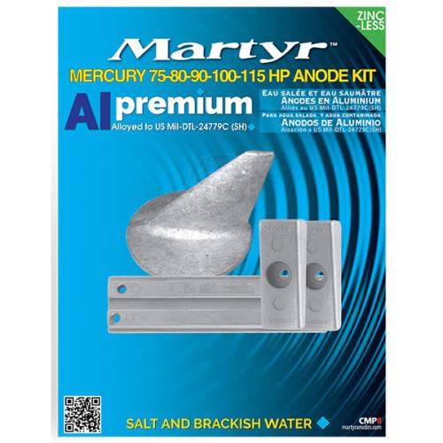 Anode Alloy Kit Martyr Mercury Suits 75-115hp