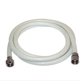 White Hand Shower Set with 3 Metre Hose Shower Head and connections.
