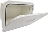 Access Hatch Storage Box for Caravan/ Boat/RV White Lid storage Box