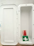 Fire Extinguisher Holder With hinged door Caravan Boat RV Fire Extinguisher case suits 1kg extinguisher