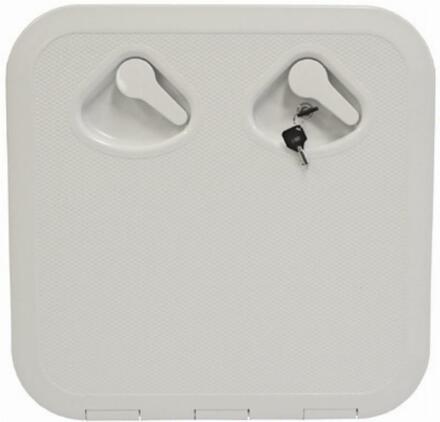 Access Hatch With Lock Caravan Boat Marine White 380mm x 380mm Deluxe Hatch Walk on Strong