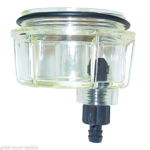 Replacement Clear Bowl FUEL FILTER WATER SEPARATOR Bowl Outboard Fuel
