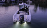 LED Underwater Lights For Boats White Stainless Cover Fully Sealed Led's X 2