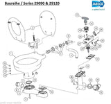 Jabsco Toilet Service Kit 1998-2007 Jabsco 29045-2000