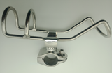 Clamp On Rod Holder Rail Clamp 25mm 316 Stainless 360 Horizontal & Vertical
