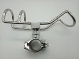 Clamp On Rod Holders Rail 25mm 316 Stainless 360 Horizontal & Vertical New X 3