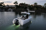 Boat LED Underwater Light Blue 12 volt Stainless Steel 316G Cover Bright!