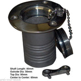 Deck filler 2" or 50mm Diesel Fuel Filler Boat / Marine / Mining Stainless steel