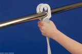 Boat Fender Clip Fastfender To suit 32mm Rails Fast Fender adjuster Boat Marine Blue