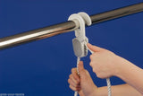 Boat Fender Clip Fastfender To suit 32mm Rails Fast Fender adjuster Boat Marine Light Grey