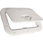 Access Hatch Caravan RV Boat Nuova Rade 375mm x 275mm Recessed Handle White