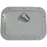 Caravan RV Access Hatch Nuova Rade 375mm x275mm Recessed Handle GREY