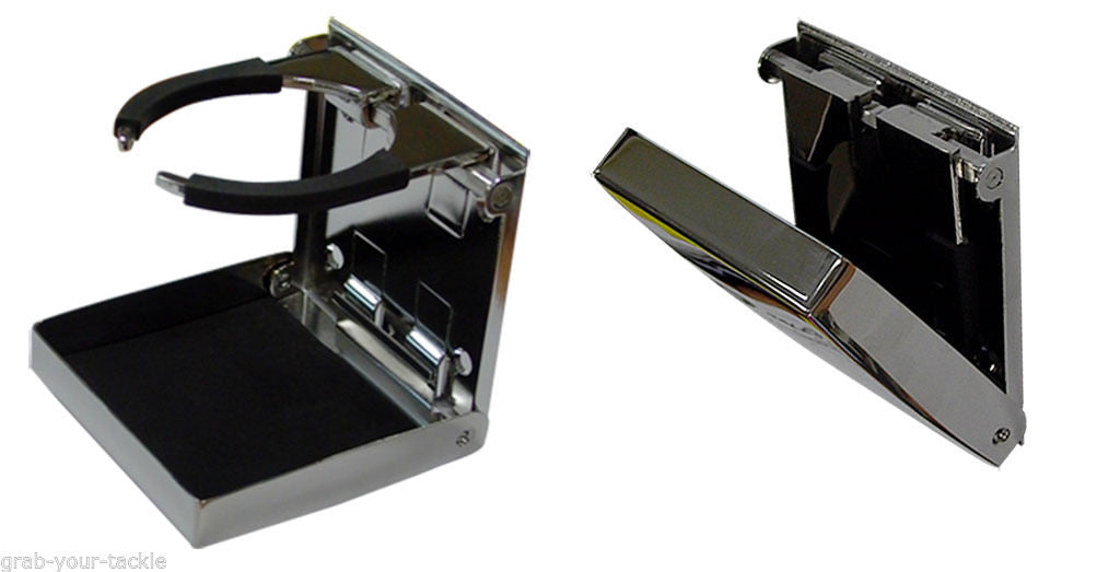 thumbnail image 2 of Charcoal Single Cup Holder For Camper Trailer, Teardrop RV, A-Liner - Adjustable With Screws 2 of 3