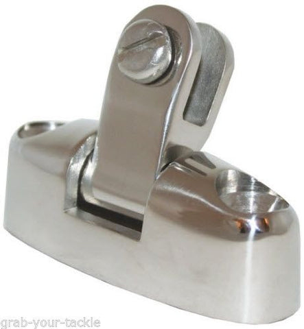 Stainless Boat Canopy Fitting SWIVEL DECK MOUNT FITS ALL CANOPY ENDS