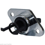 Boat Bung Chrome Base with plastic Bung Coarse Thread Transom Bung Complete