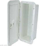 Fire Extinguisher Holder With Lid Caravan Boat RV suits 2kg extinguisher Made in Italy