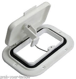 Boat drain scupper Nylon Deck Drain for Boats Transom scupper drain White Large