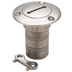 316 Marine Grade Stainless Steel WASTE Boat Deck Filler & Key 38MM