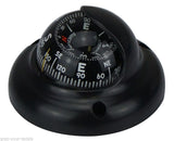 Boat Compass SURFACE MOUNT no Holes Powerboat Compass Black with light