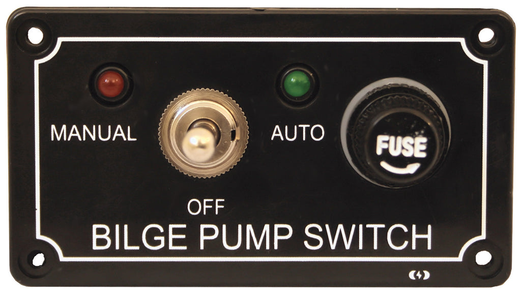 Bilge Pump Switch Panel LED Light 12 volt Marine Bilge Control for Boats Marine
