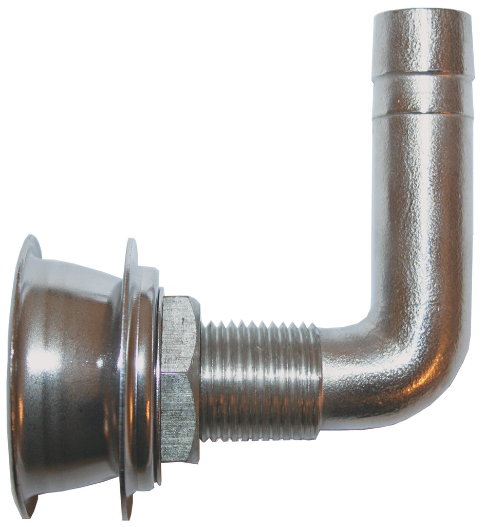 Fuel Breather - Flush Recessed Style - Stainless Suits 16mm hose