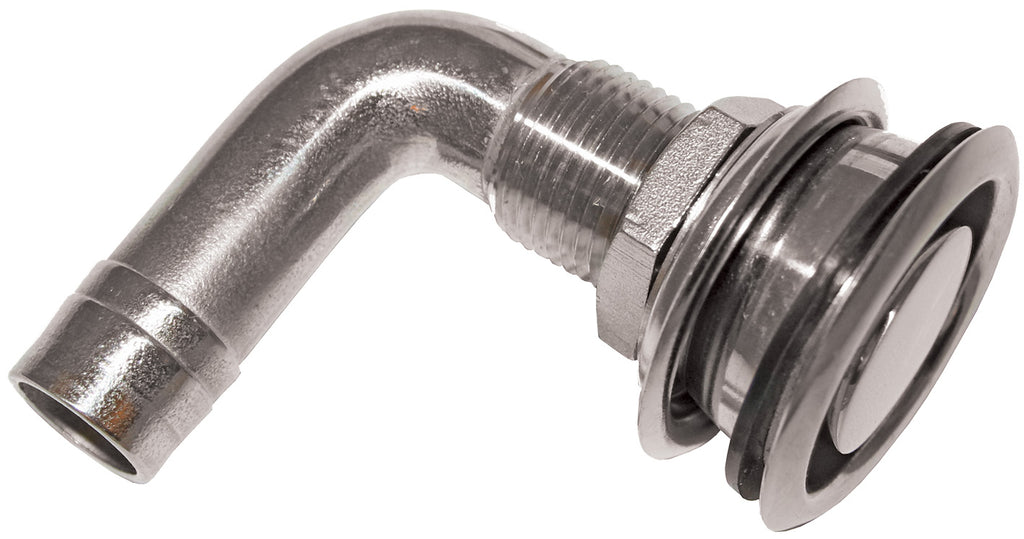 Fuel Breather - Flush Recessed Style - Stainless Suits 20mm hose