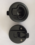 Slam Latch Flush Mount Boat Caravan 4WD Door Latch 62mm Suits 18mm deep Black