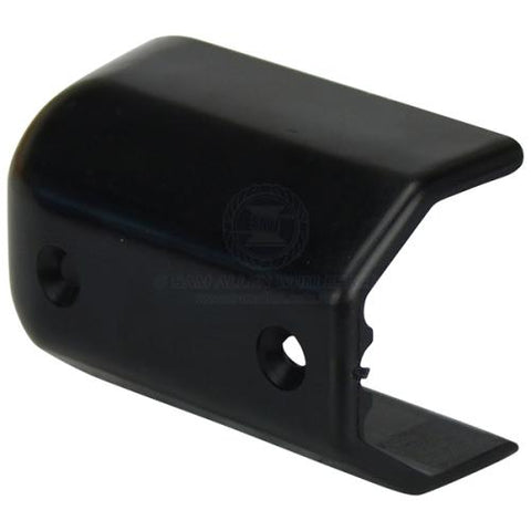 Gunwale End Caps - Gunnel Black  ASA Plastic Fender strip cap X 2