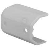 Gunwale End Caps - Gunnel White ASA Plastic Fender strip cap X 2 pieces
