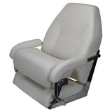 Boat Seat Relaxn Pelagic Series - High Back  White with bonus seat cover