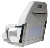 Boat Seat Relaxn Pelagic Series - High Back  White with bonus seat cover