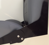 Relaxn Deluxe Bay Series Boat Seat Sports Fold Down Black Carbon Grey  x 2 seats