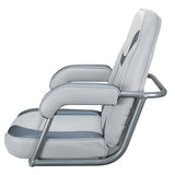 Relaxn Bluewater Series Boat Seat Dark Grey Carbon Light Grey