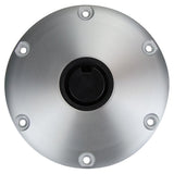Boat Pedestal Spare Base For Plug-In Post Fits 60mm Post Round Anodised Aluminium