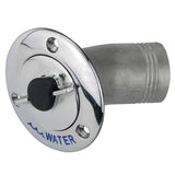 Deck Filler Water 30 Degree Angled 316 Stainless 50mm Filler Lockable With 2 Keys