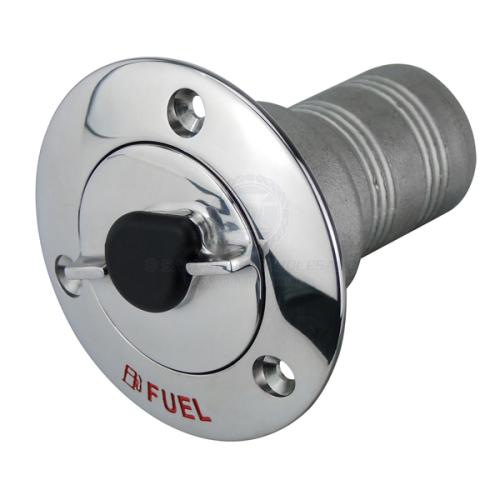 Deck Filler Fuel Straight 316 Stainless 38mm Filler Lockable With Key