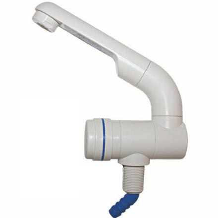 Shurflo Plastic Galley Faucet used with Automatic Operated Pressure Pump - No Switch