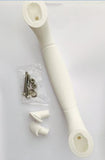 Grab Handle Rail For Caravan/Boat, White 250MM PVC, New, Including Mount Screws