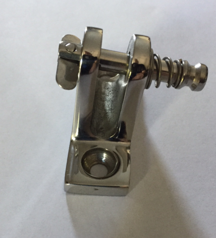 Stainless Boat canopy fitting quick release pin 316 Stainless Steel 35mm Bimini Vertical Angle 10 degree