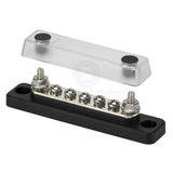 Buss Bar Heavy Duty 5 Way 2 Stud Includes Clear Cover Max 100 Amps