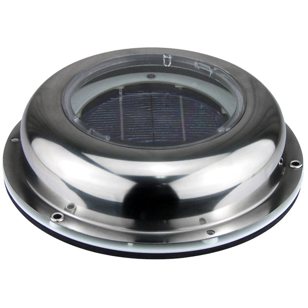 Solar Vent Stainless Steel Solar Powered Ventilator Extracts 11.3 cuft/min
